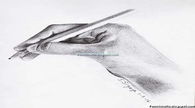 Pencil Drawings Hands