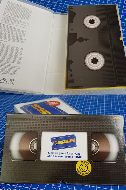 Blockbuster Family Party Game From Big Potato video tape packaging