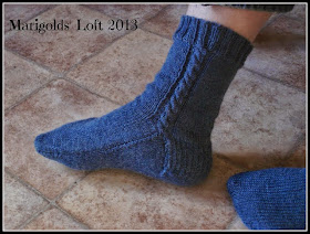 free cabled sock pattern