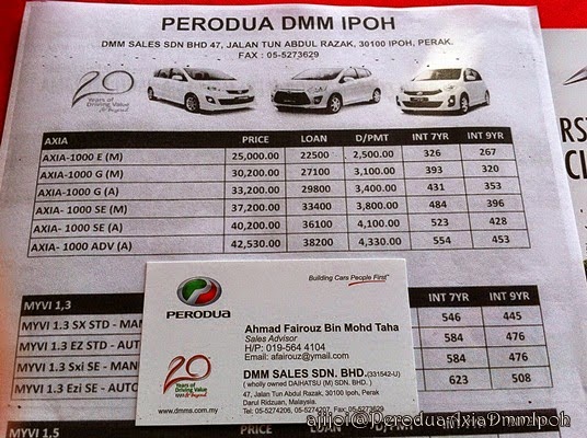 Perodua Dmm Ipoh - Merotoh