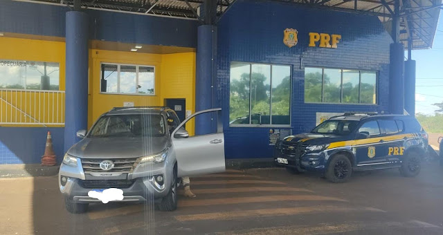 Guaíra: Polícia Rodoviária Federal recupera caminhonete furtada em Belo Horizonte/MG