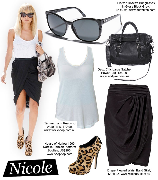 Get the look: Nicole Richie Business Chic Style