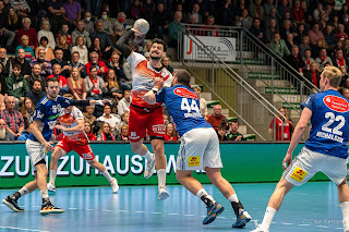 Sportfotografie DHB Handball Bundesliga ASV Hamm Die Recken Hannover Olaf Kerber