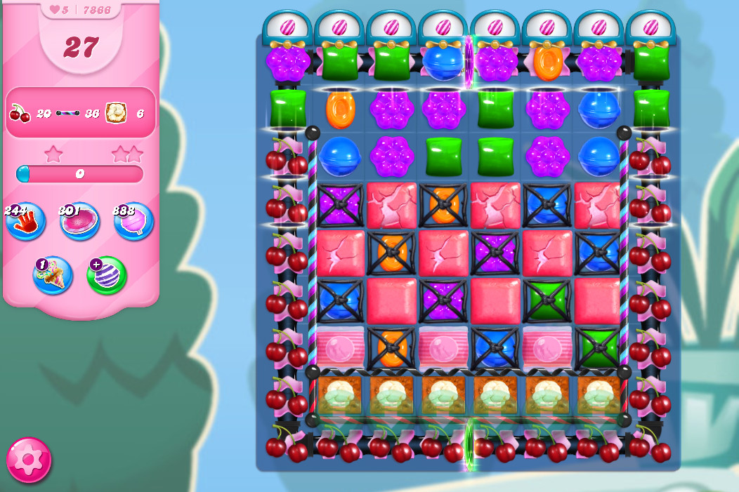 Candy Crush Saga level 7866