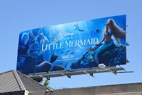Little Mermaid movie billboard