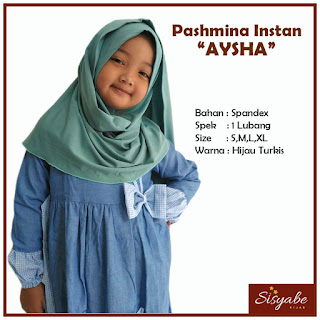 Pashmina Instan Anak Aysha