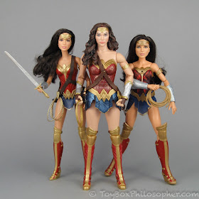 A Comparison Review of Three Mattel Wonder Woman Dolls