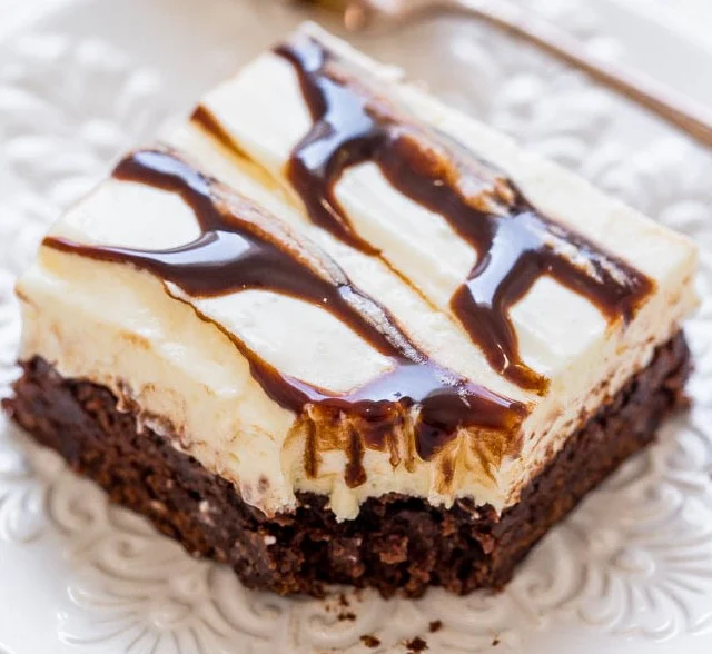 FUDGE RIPPLE BROWNIES   