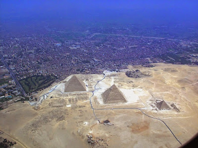 Pyramids at Giza - alternate view