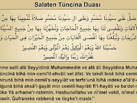 Salaten Tüncina Duası Türkçe Arapca Okunuşu