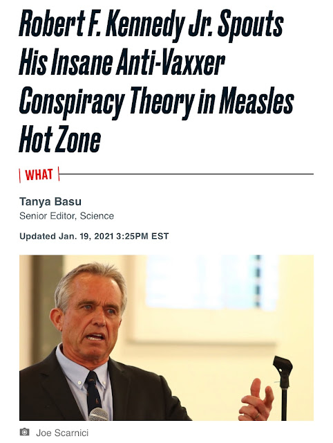 RFK Jr. is Weird Vaccine Anti-Vaxx Conspiracy Theory