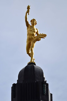 Golden Boy on top of Manitoba Parliament Building.