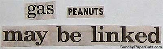 gas, peanuts may be linked