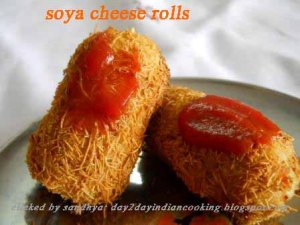 soya cheese rolls recipe 