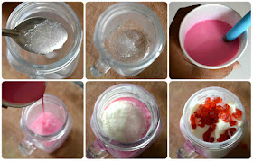 Badam Pisin Rose Cooler/Almond gum Rose Milk