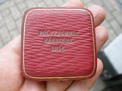 Solid Sterling Silver & Enamel Boxed Medal Birmingham 1913