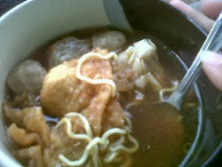 Raining and Bakso