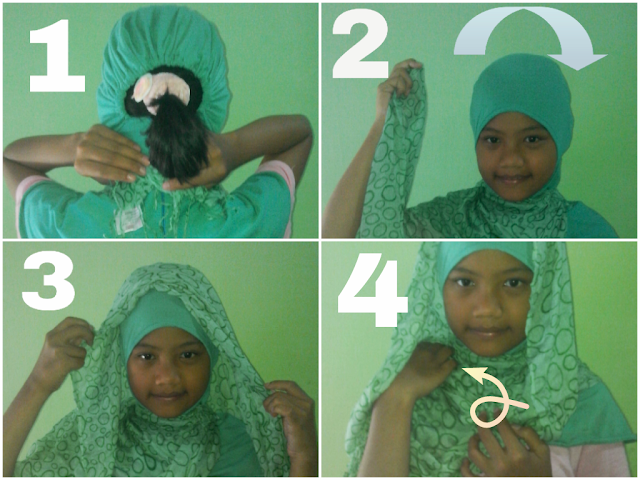 memakai jilbab