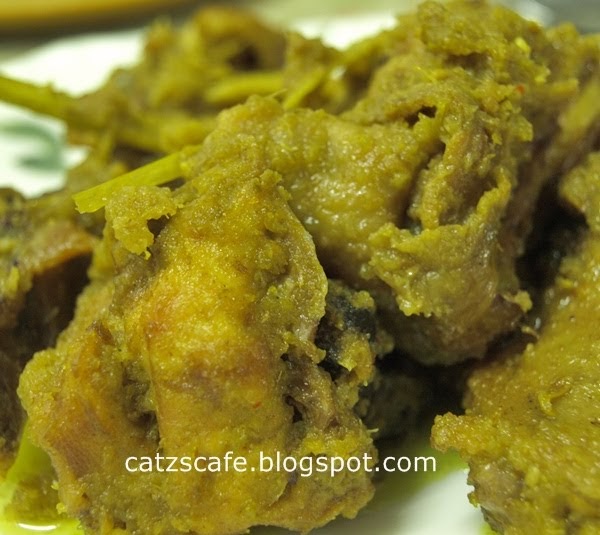 Catz's Cafe: Ayam ungkep lada hijau