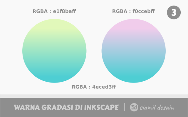Warna Gradasi di Inkscape