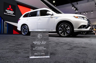 Mitsubishi Outlander PHEV Named Green SUV Of The Year 