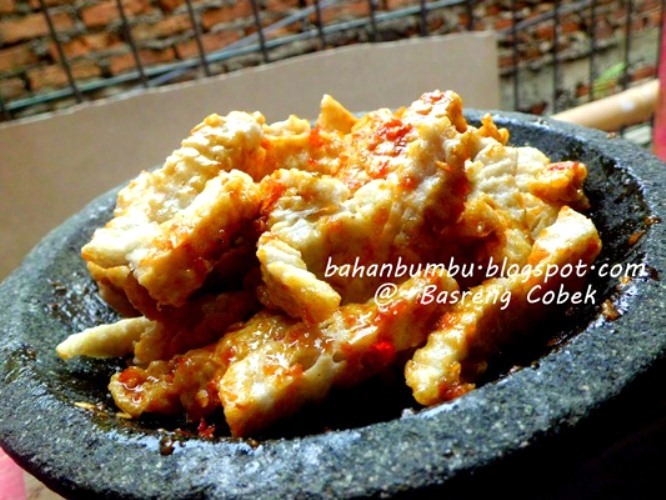 Resep Basreng (Bakso Goreng) Sambal Cobek Pedas | Bahan Bumbu Aneka Resep Masakan Indonesia Praktis