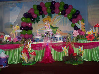 Decoracion Tinkerbell para Fiestas Infantiles, parte 3