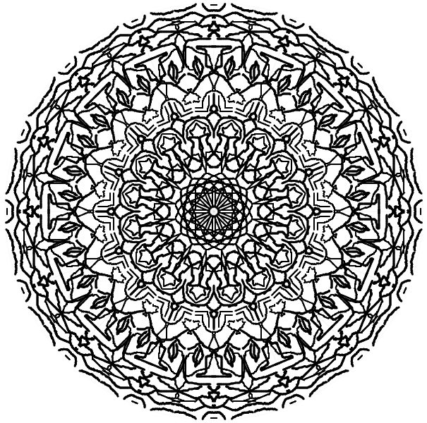 Coloring Mandala Art Therapy