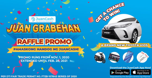 JuanCash JuanGrabehan Raffle Promo