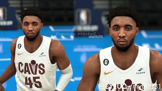 Donovan Mitchell Cyberface by Myth25 | NBA 2K23