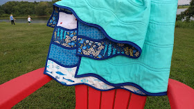 High Tide quilt - a bias tape applique quilt for advanced beginners