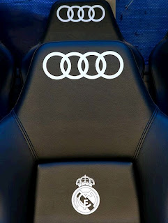 New Audi seats at the Bernabeu Stadium