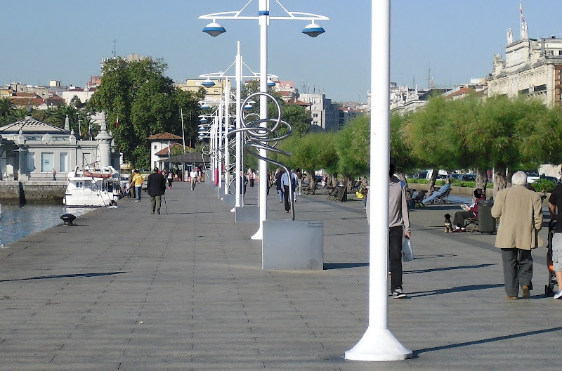 Paseo del Muelle de Calderón en Santander