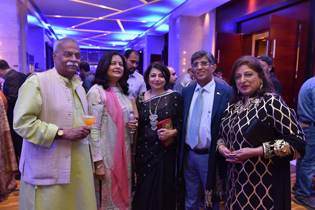Mrs. Ratna Chadha with guests at Cruise to Comedy (2