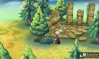 Garnet finds a sparkle - denoting treasure - in The Legend of Legacy.