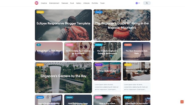 Iclipse Template Reposive Premium Miễn Phí