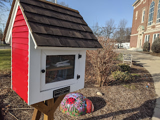 little free library at Davis Thayer