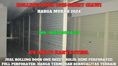 GAMBAR, ROLLING DOOR ONE SHEET, CIAWI, HARGA, ROLLING DOOR ONE SHEET, PER METER, TERBARU, 2024