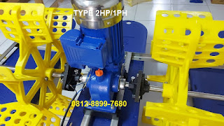 Kincir air type 2HP/1Phase model 4 Spline dengan 4 Kipas