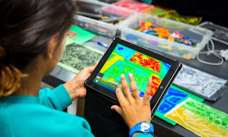 ipadを利用した授業風景　写真：ガーディアン紙