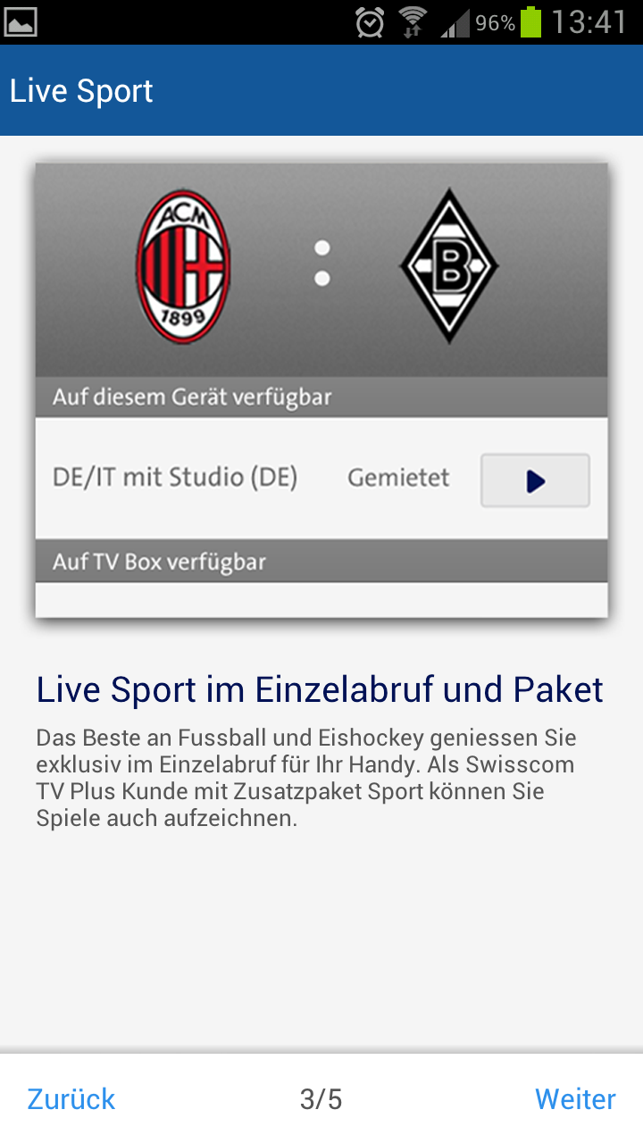 Swisscom tv replay