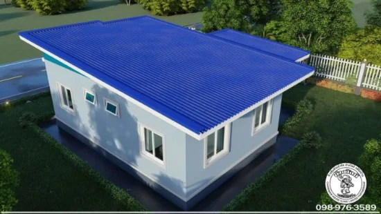 Rumah minimalis dengan atap miring