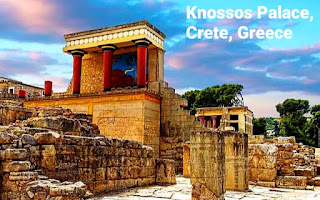 Knossos Palace, Crete, Greece قصر كنوسوس،  جزيرة كريت - اليونان