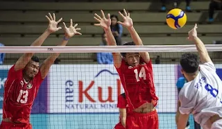 Indonesia defeated the Philippines in three straight sets