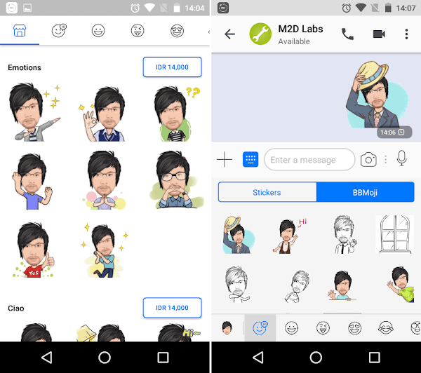  dunia perponselan pintar dunia sedang dihebohkan dengan teknologi  Teknik Membuat Emoji dengan Wajah Sendiri di Android [BBMoji]