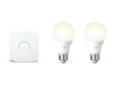 The Philips Hue White A19 60W Smart Light Bulbs Compatible with Alexa