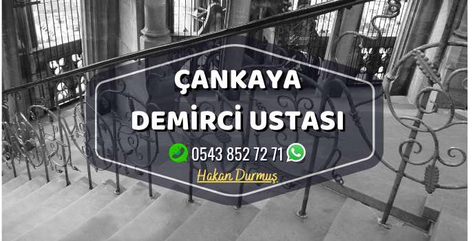 Ankara Çankaya Demirci Merdiven Demiri - Ferforje Demir - Balkon Demiri - Bahçe Demiri