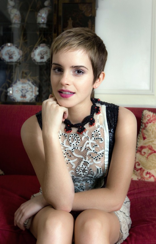 Emma Watson gave us a glimpse of her nipple which I suppose makes up for her