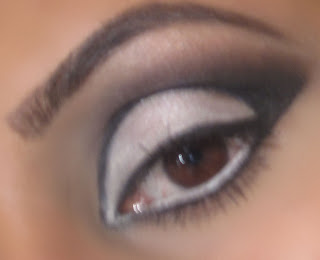 mac, cut, crease, eyeshadow, look, blog, tutorials, carbon, gesso, fascinating, dazzling, 60, 60s 5