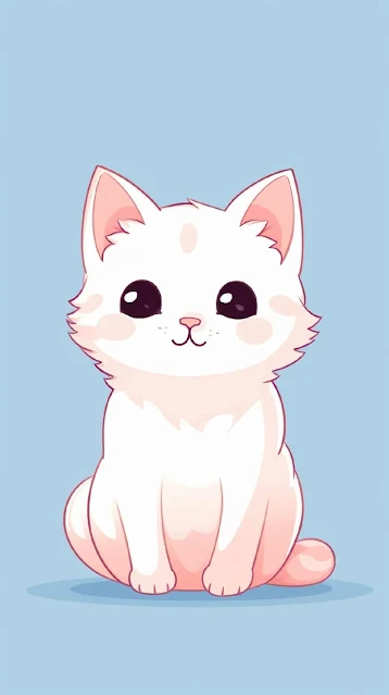 Gatinho, Gato, Ilustração, Arte Digital, Wallpaper